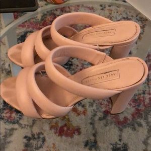 PRICE DROP designer blush heels